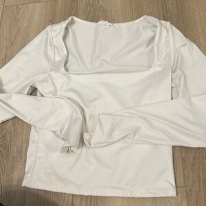 Live in the moment white long sleeve